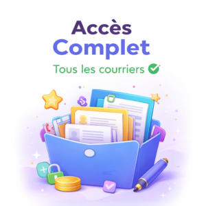 Accès complet – Tous les courriers administratifs